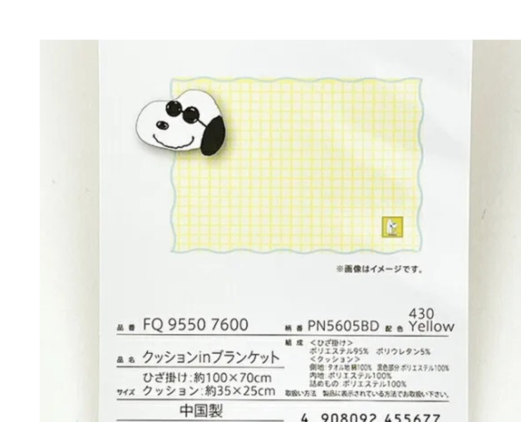 西川 Joe cool毛巾布抱枕附毛毯 