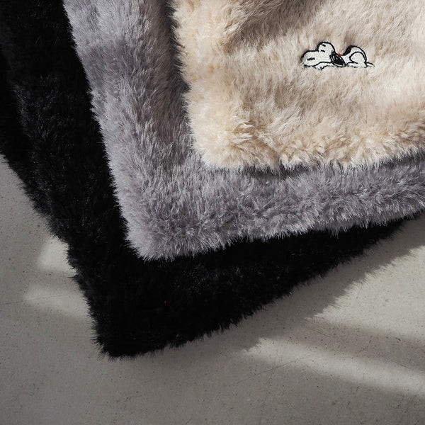 Heming's 史努比刺繡毛絨手提袋 