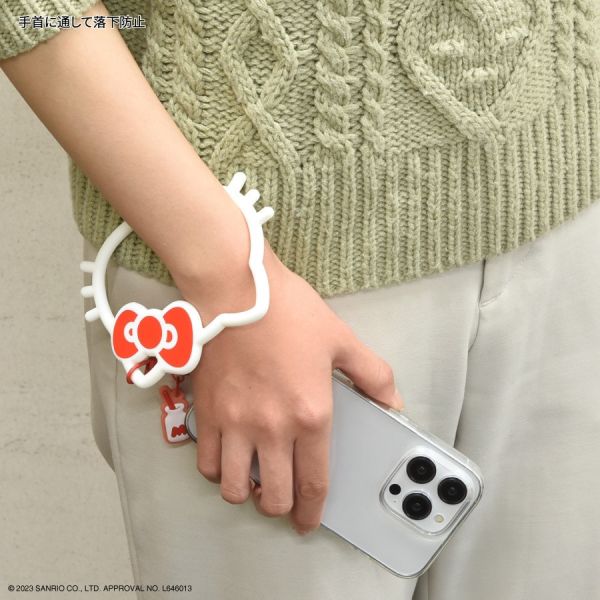 Hello Kitty 大頭造型手機掛環 