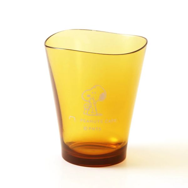 Peanuts cafe 流線型塑膠水杯 