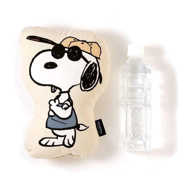 PEANUTS Cafe 10周年限定 JOE COOL造型迷你靠枕 