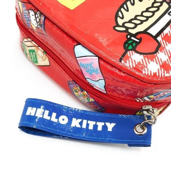 Hello Kitty 復古超市方形收納包 