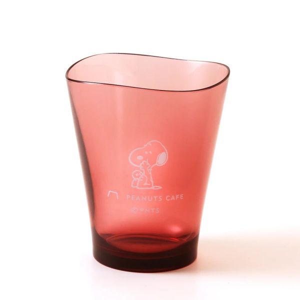 Peanuts cafe 流線型塑膠水杯 