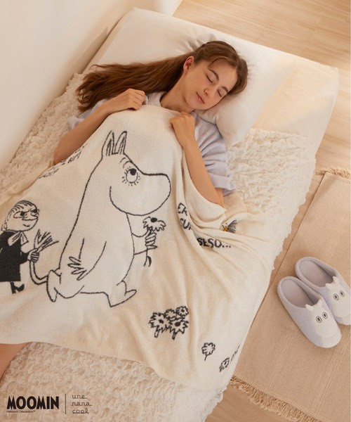 MOOMIN × une nana cool 日本限定 四季薄毯 