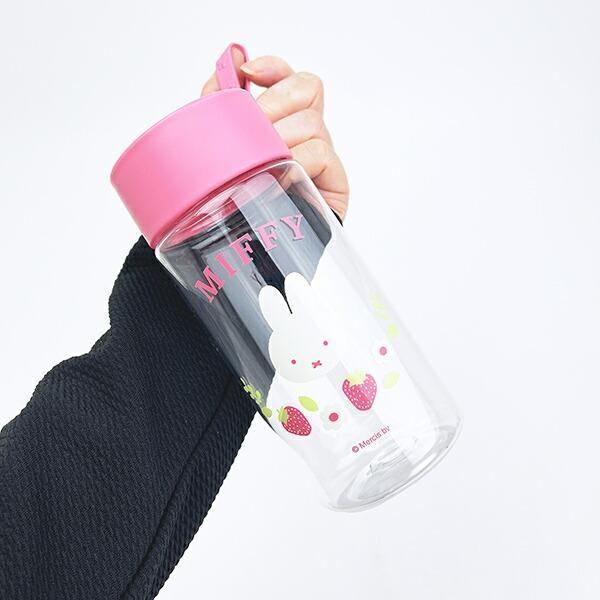 Miffy 草莓透明水瓶 300 ML 