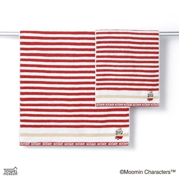 小不點條紋長毛巾 