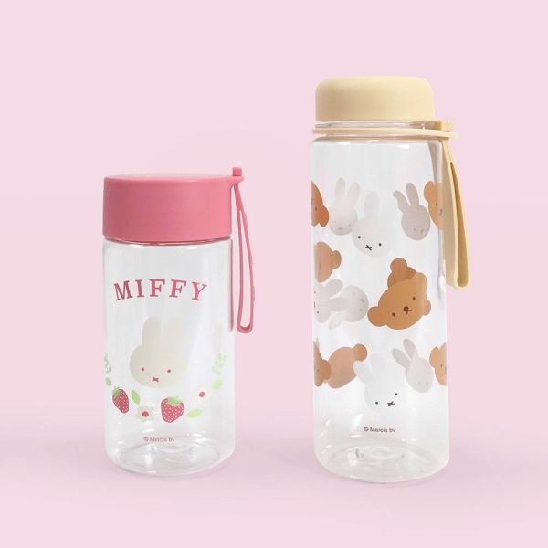 Miffy 草莓透明水瓶 300 ML 
