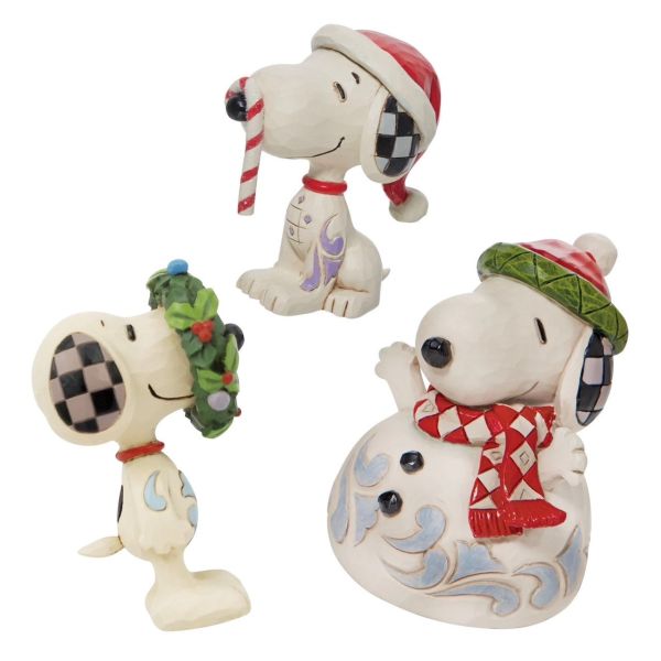 enesco x Jim ShoreX史努比聖誕系列精品雕塑 