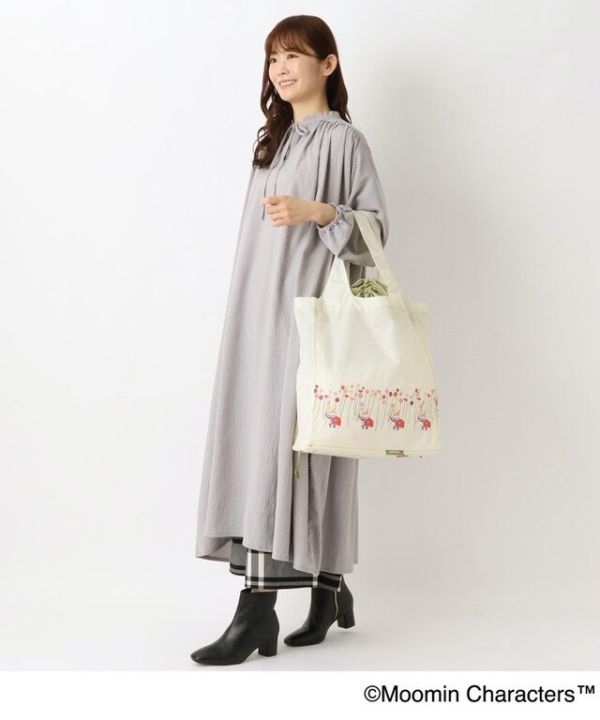 Moomin 小不點 大容量摺疊購物袋 
