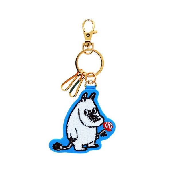 Moomin 刺繡鑰匙圈吊飾 