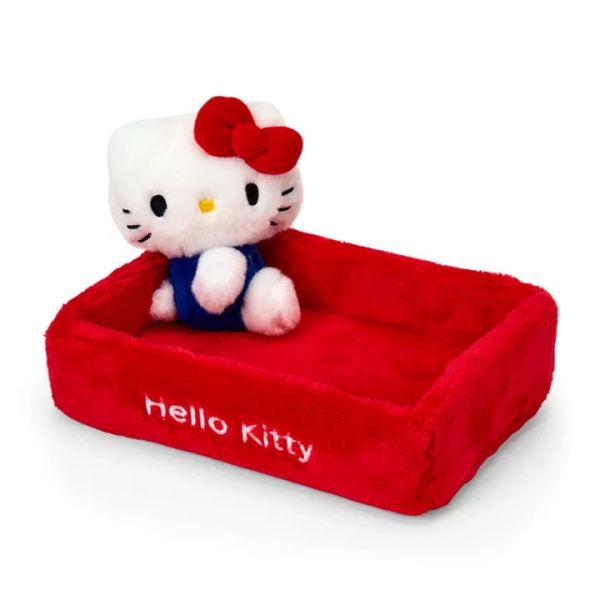 Hello Kitty 絨毛小物收納盒 (兩款) 