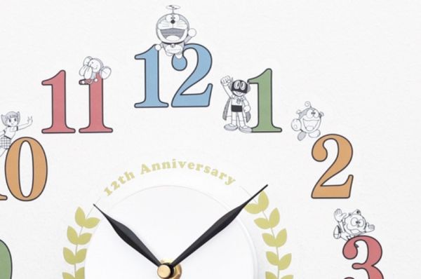 藤子·F·不二雄博物館 哆啦A夢 壁貼時鐘 