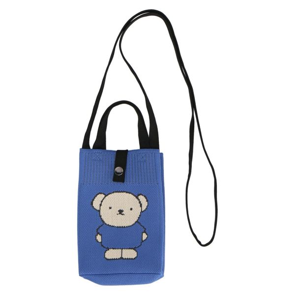 Miffy Boris 編織外出手機袋(藍) 