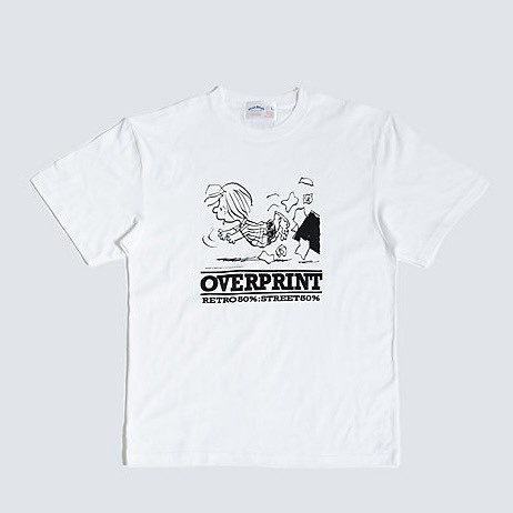 《PEANUTS × OVERPRINT》聯名佩蒂T恤 