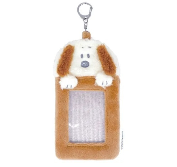 Peanuts 史努比毛絨造型票卡夾 