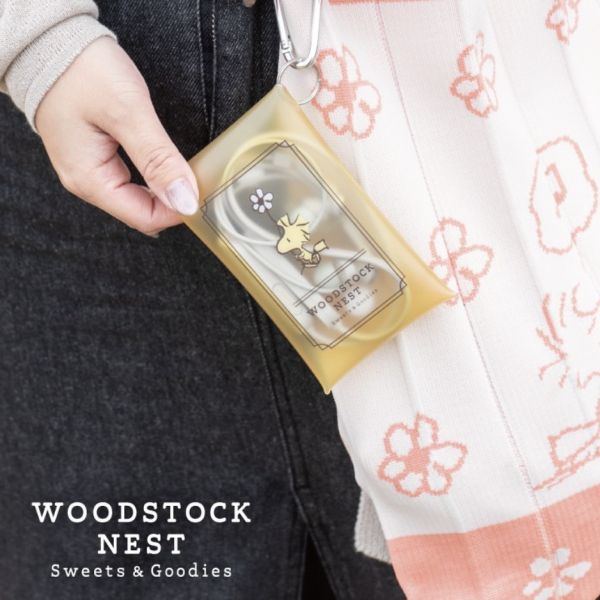 WOODSTOCK NEST限定 登山扣透明感小物收納包 