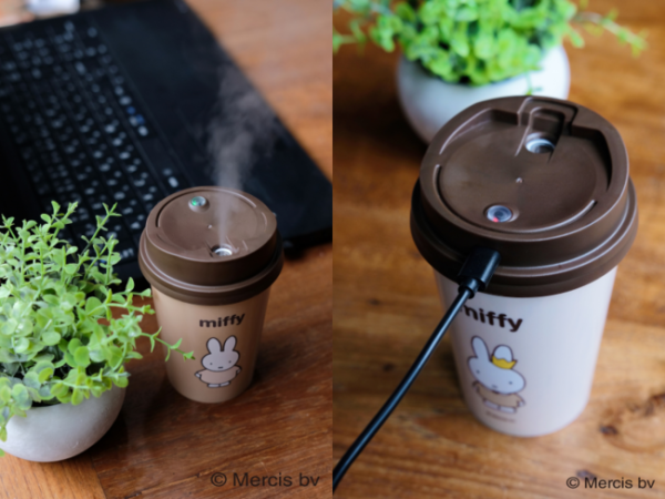 miffy 咖啡杯造型｜充電式桌上加濕器 