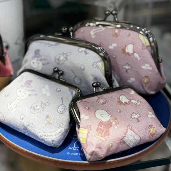 史努比茶屋 小樽店限定 和服口金包 