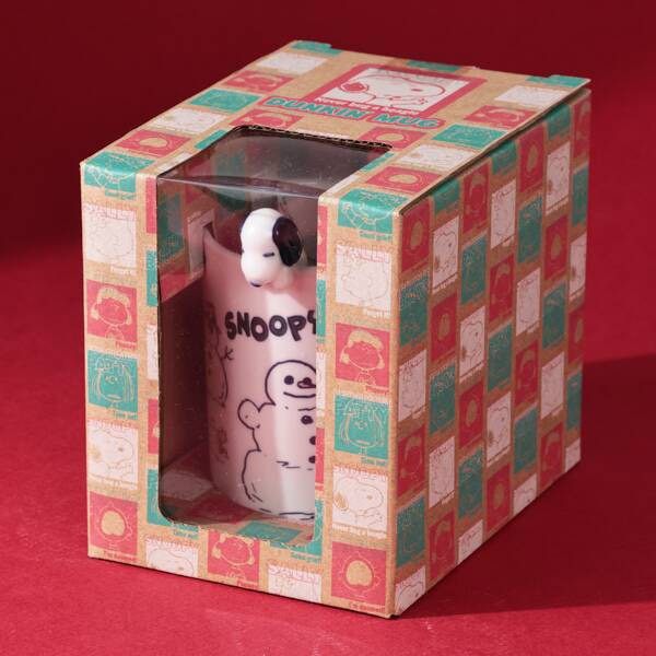 PEANUTS 史努比立體陶瓷馬克杯禮盒(附零嘴) 