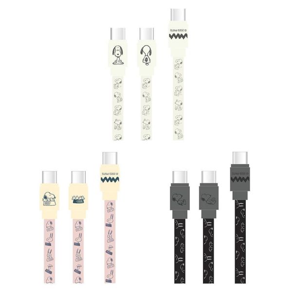 SNOOPY Type-C to Type-C 充電線 