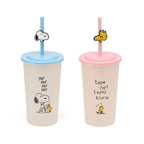 Garden 史努比吸管水杯2入組 