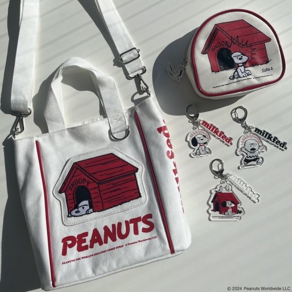 MILKFED. × Snoopy 銀座展限定 復古壓克力吊飾 