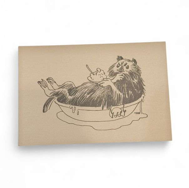 朵貝與姆明展 手繪色彩明信片 