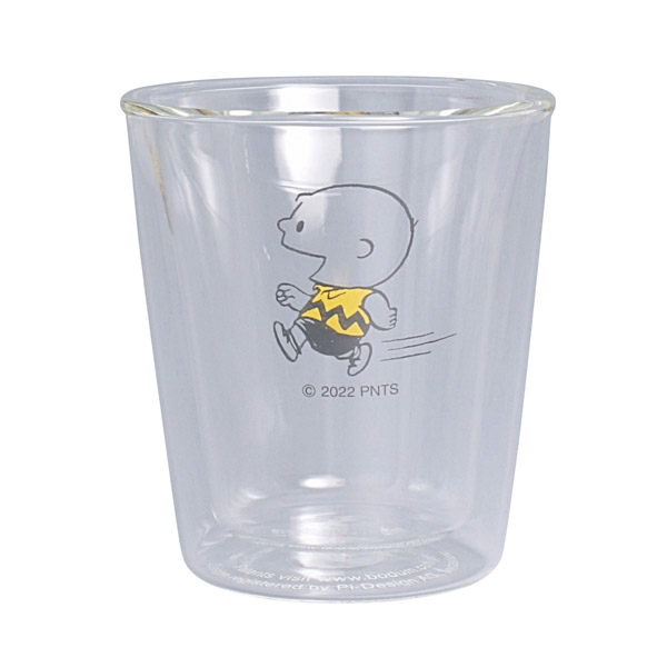 Peanuts LIFE&TIMES BODUM 限定版 耐熱雙層玻璃對杯組 
