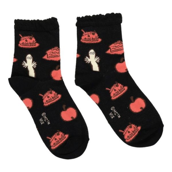 溜溜舒適花邊綿襪 (三色) 