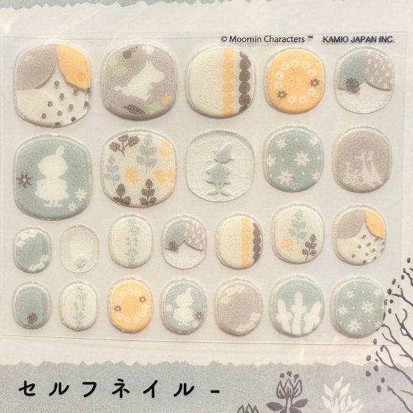Moomin 造型指甲貼 (三款) 