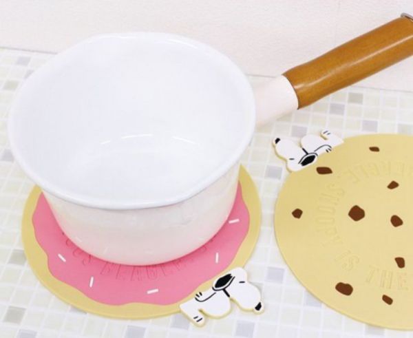 Snoopy史努比 餅乾造型矽膠隔熱墊 