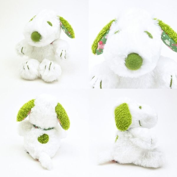 nakajima 史努比櫻花耳毛絨沙包玩偶/吊飾 