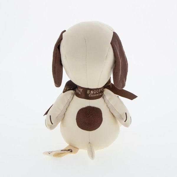 Snoopy Chocolat蝴蝶結皮革玩偶 