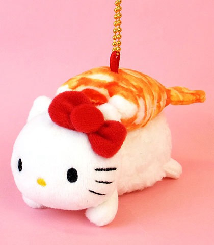 Sanrio Kitty 壽司珠鏈玩偶吊飾 