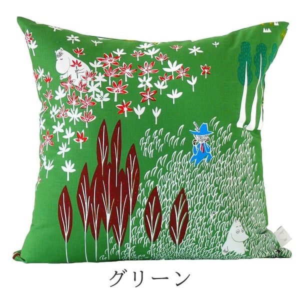 QUATER REPORT X Moomin 北歐時尚日製印花抱枕套 