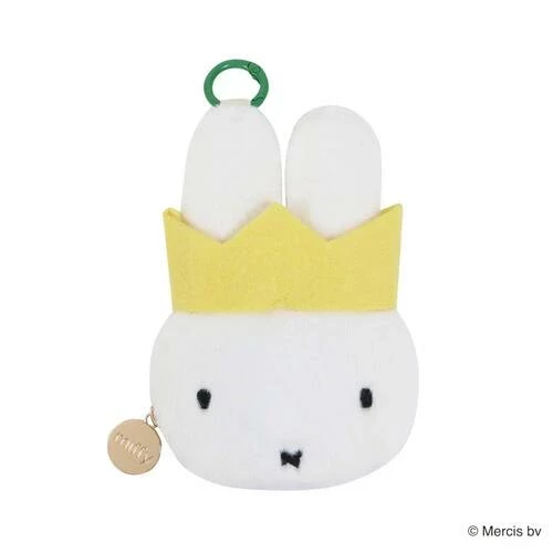 Miffy 70週年紀念 黃冠毛絨造型零錢包 