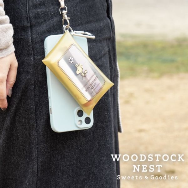 WOODSTOCK NEST限定 登山扣透明感小物收納包 