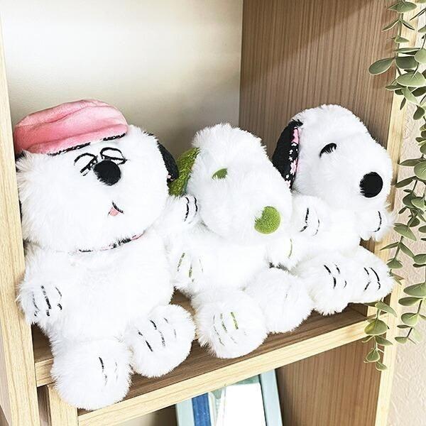 nakajima 史努比櫻花耳毛絨沙包玩偶/吊飾 