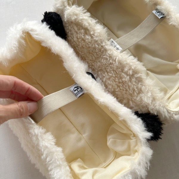 SNOOPY 毛絨造型面紙盒套 