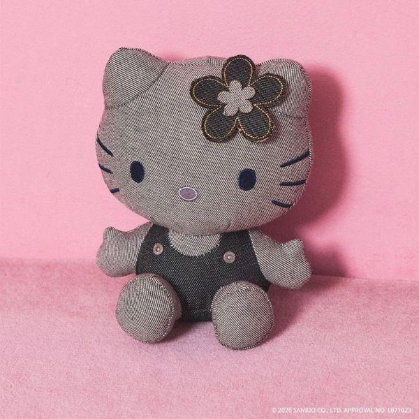 SOMETHING × Hello Kitty 聯名丹寧玩偶 