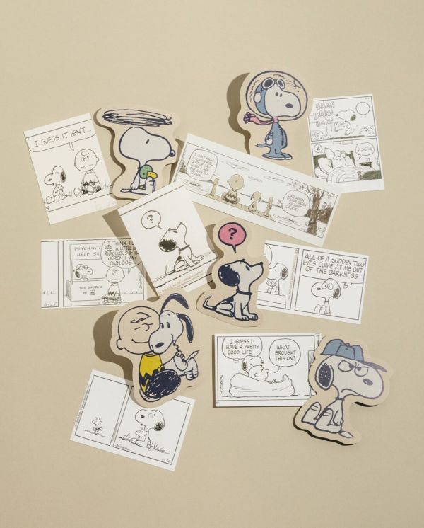 Museum 史努比75週年紙板明信片 