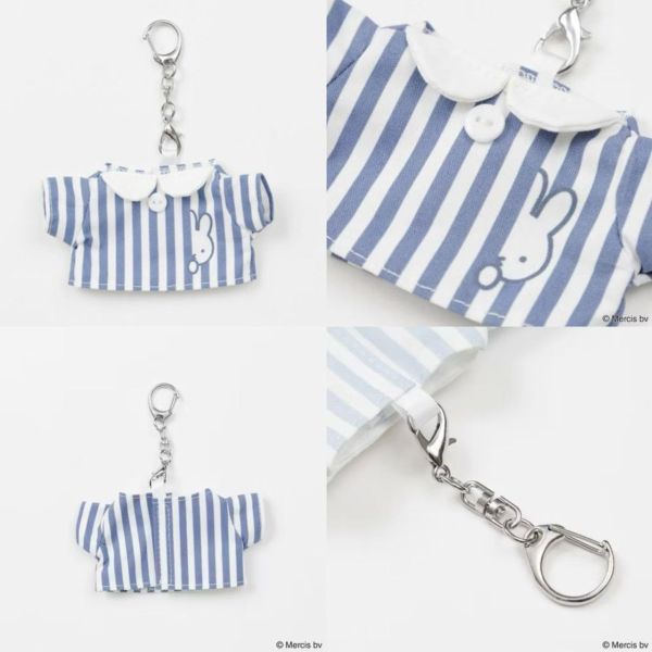 Miffy 米菲條紋迷你衣服吊飾 
