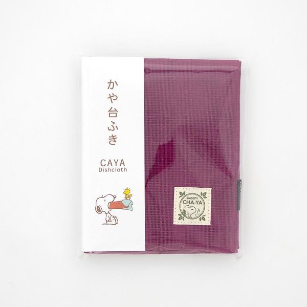 Snoopy茶屋標籤刺繡蚊帳家事布 