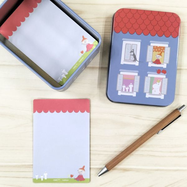 Moomin 便條紙造型鐵盒 