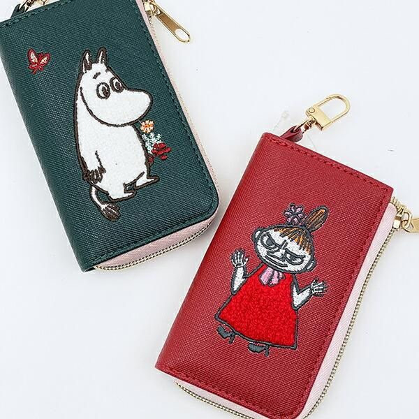 Moomin 智慧鑰匙刺繡收納包 