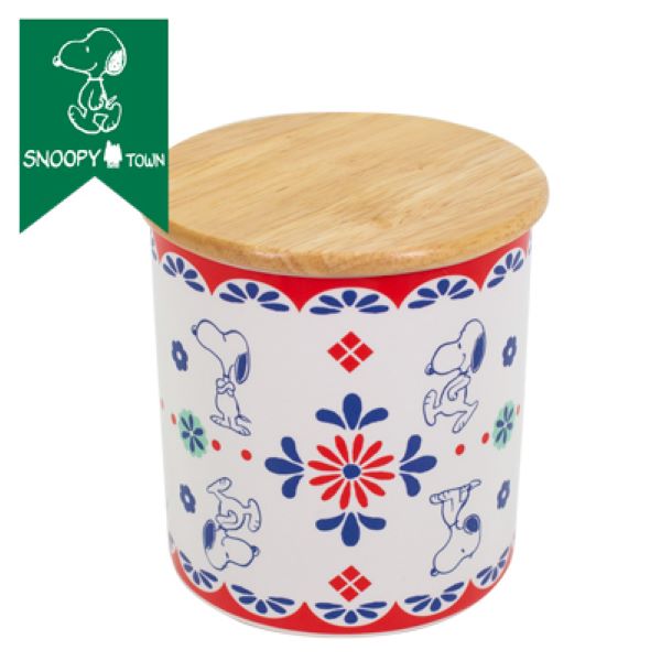 Snoopy 波蘭風格陶瓷密封罐 