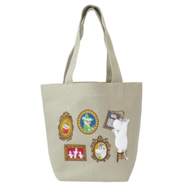 丸真 刺繡moomin多角色相框手提包 