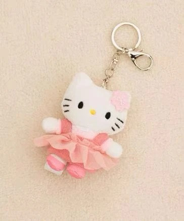 Hello Kitty × Me% 超萌造型娃娃吊飾鑰匙圈 