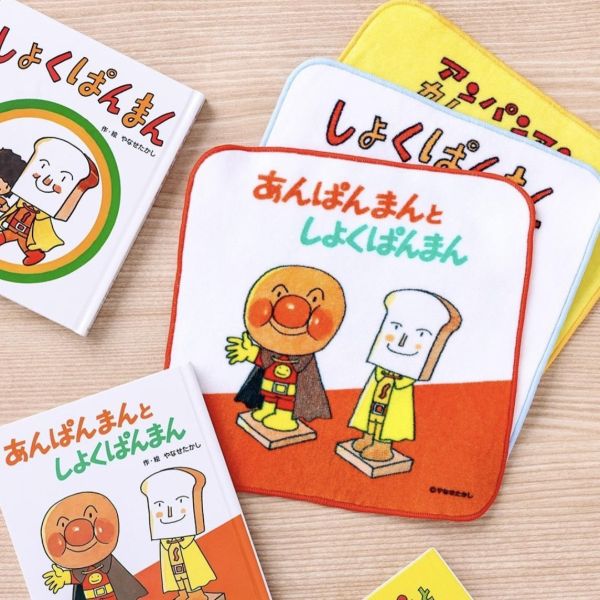 麵包超人博物館限定 迷你繪本系列手帕組 