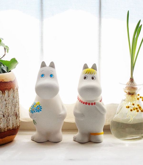 MOOMIN 博多人形公仔 嚕嚕米/可兒 (附木盒) 